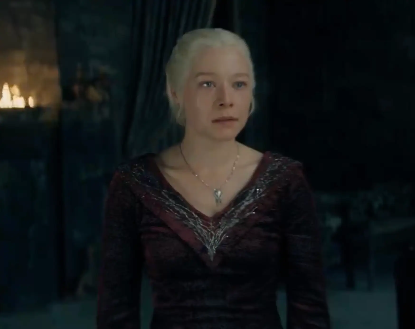 Emma D'Arcy in the new trailer. (HBO)