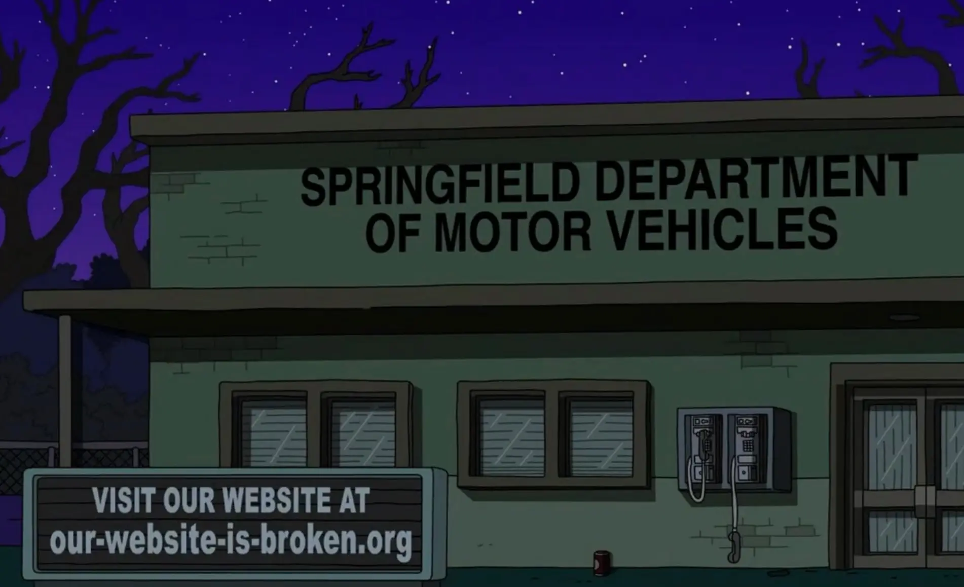 One eagle-eyed viewer spotted the URL and decided to take advantage of the domain being unregistered (Fox)