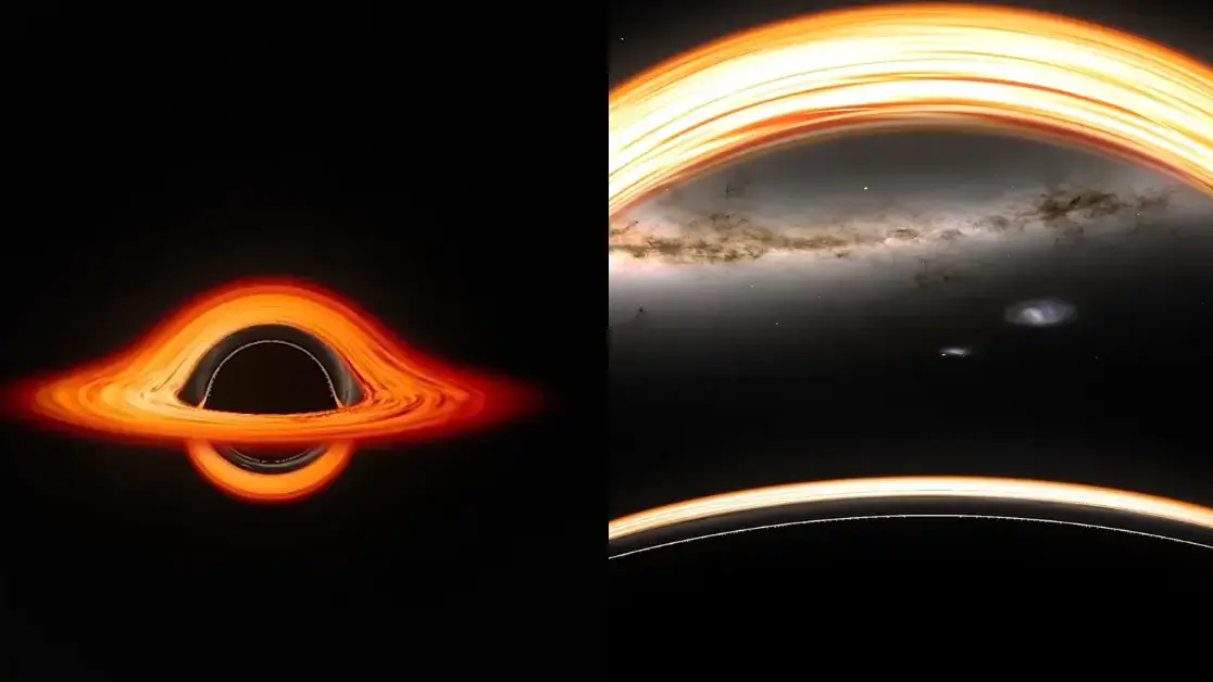 NASA shared terrifying simulation that showed how it would feel to fall into a black hole