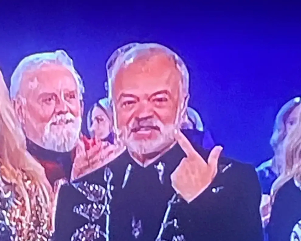 Graham Norton admitted he was left crying over the song.