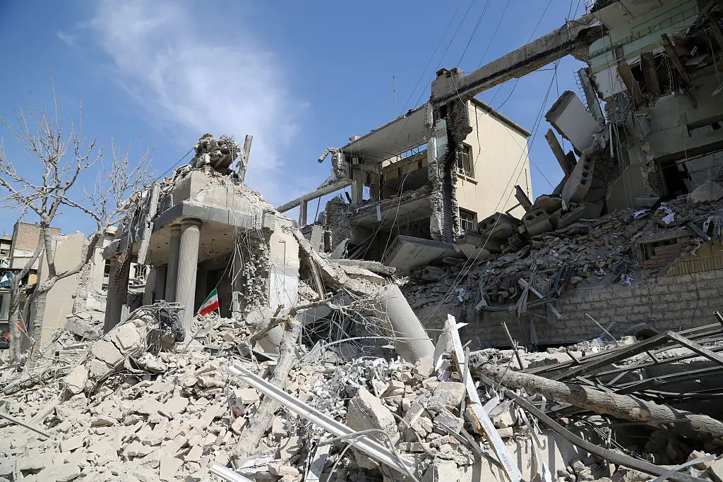 Areas of Iran have been destroyed by the US (Fatemeh Bahrami/Anadolu via Getty Images)