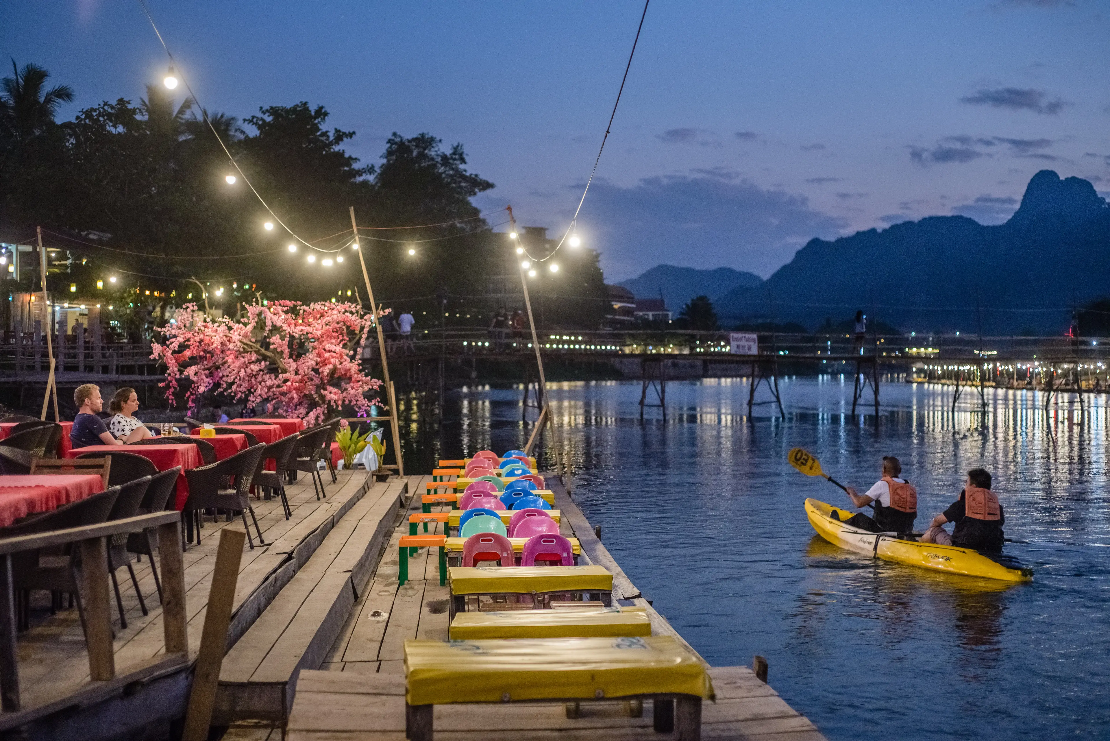 Four people have now died after the suspected alcohol poisoning in the Laos tourist town of Vang Vieng. (Oleksandr Rupeta/NurPhoto via Getty Images)