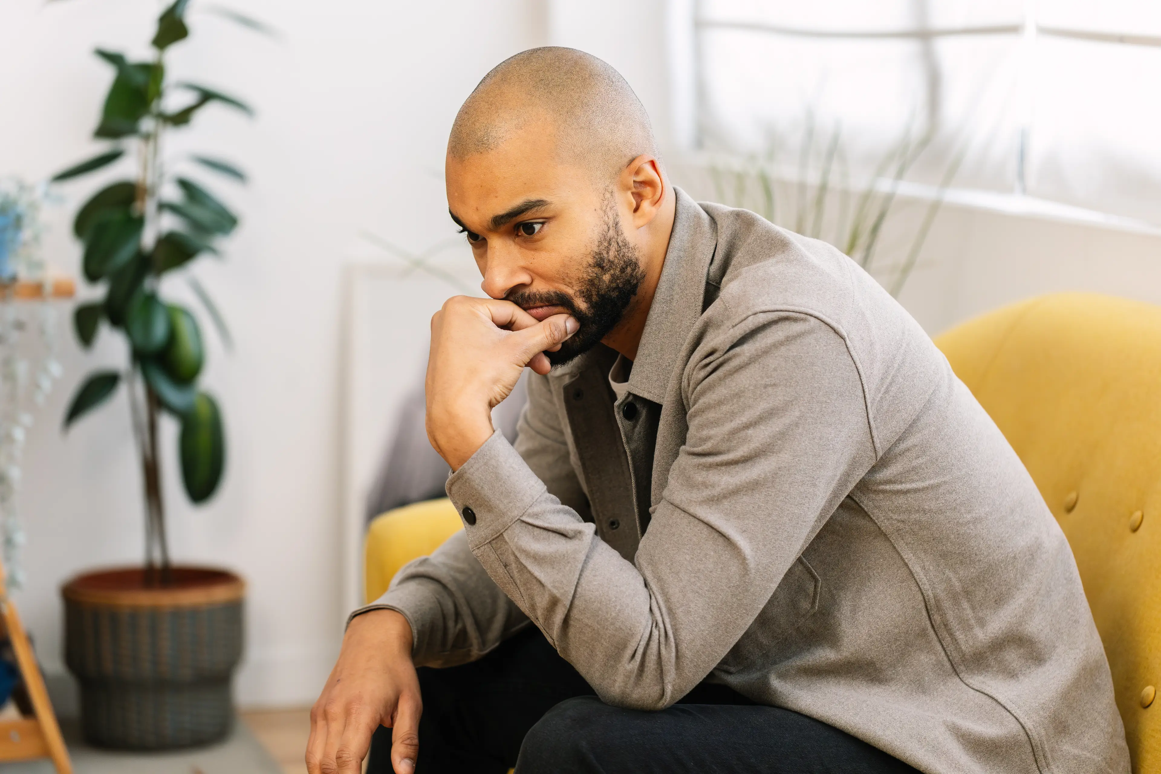A man deep in thought (Xavier Lorenzo/Getty Images)