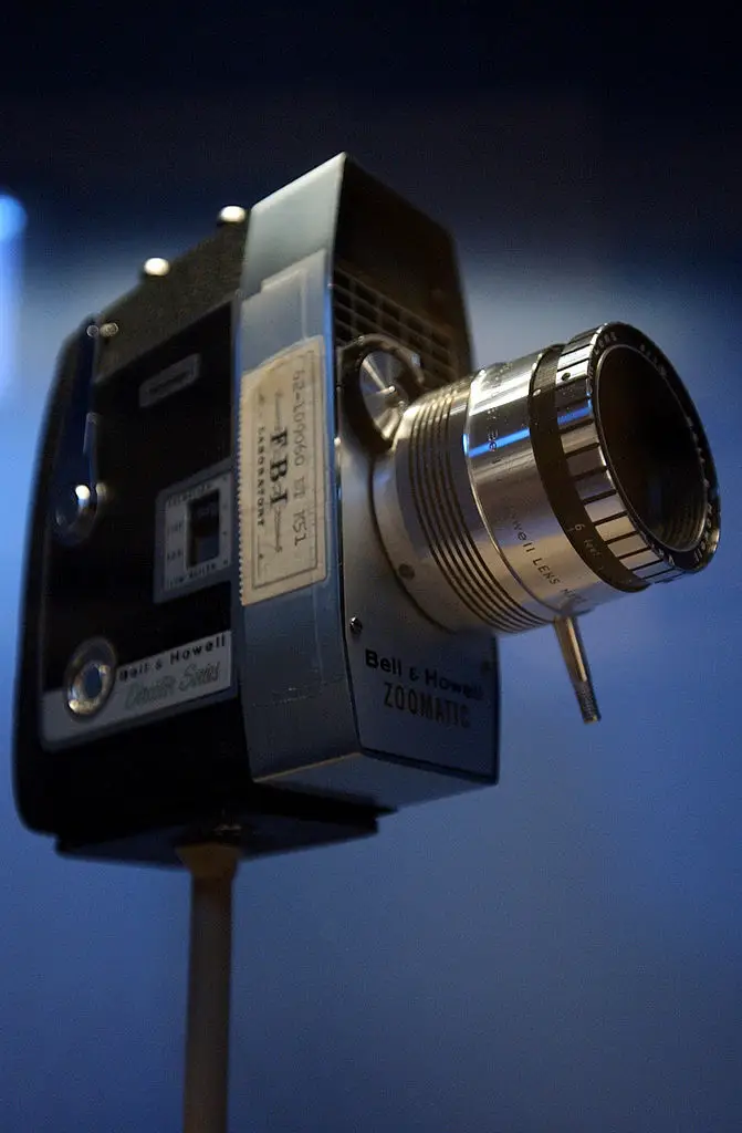 The camera used by Zapruder to capture Kennedy's assassination (Tom Williams/Roll Call/Getty Images)