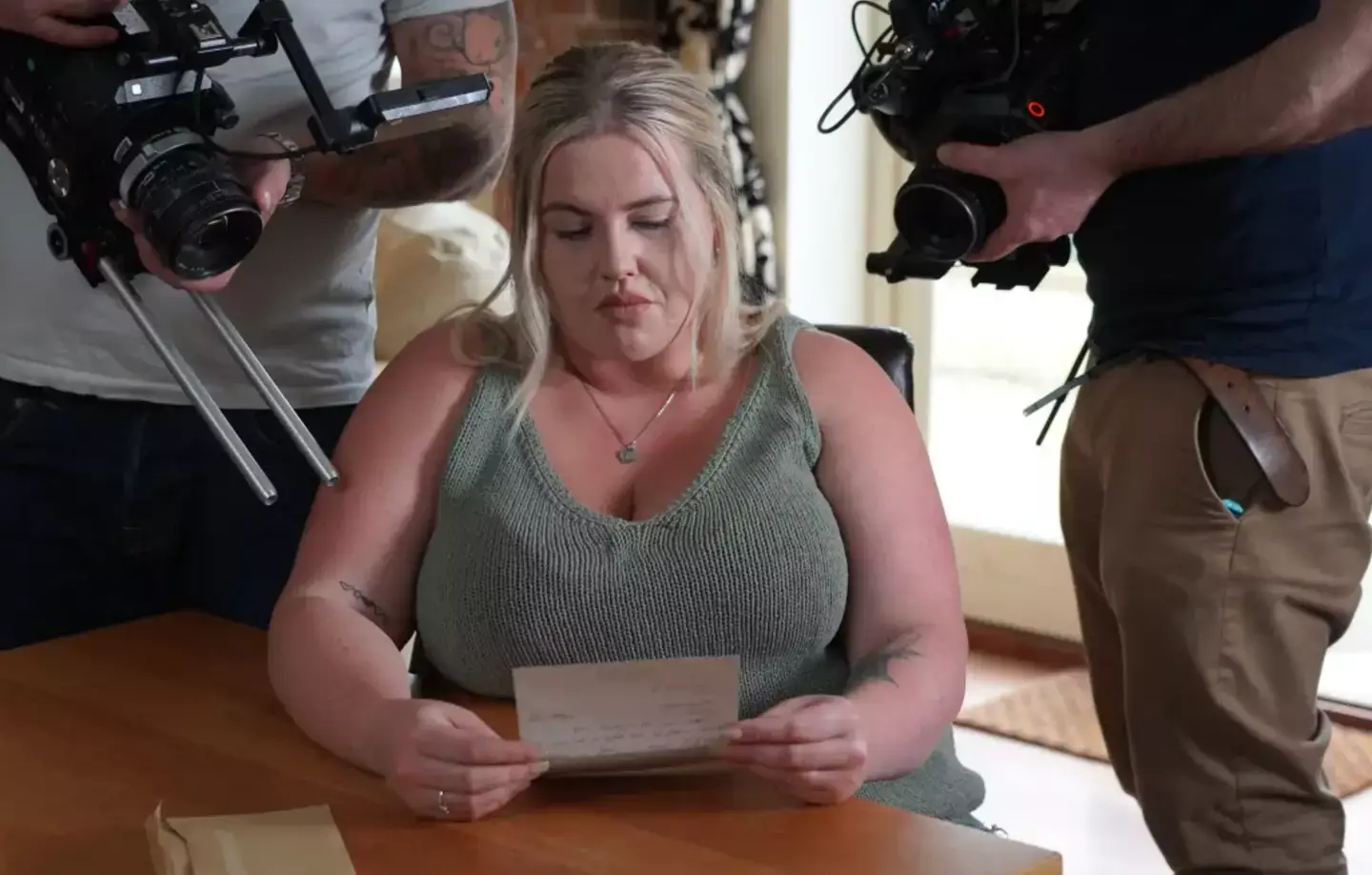 Megan said his 'attitude changed instantly' after she started asking questions. (Channel 4)