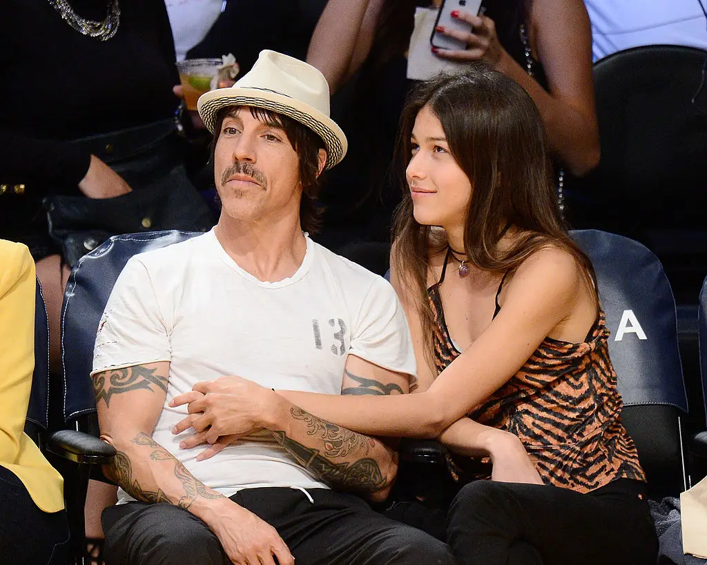 Kiedis faced a lot of backlash for his relationship with 19-year-old Helen Vestergaard (Noel Vasquez/Getty Images)