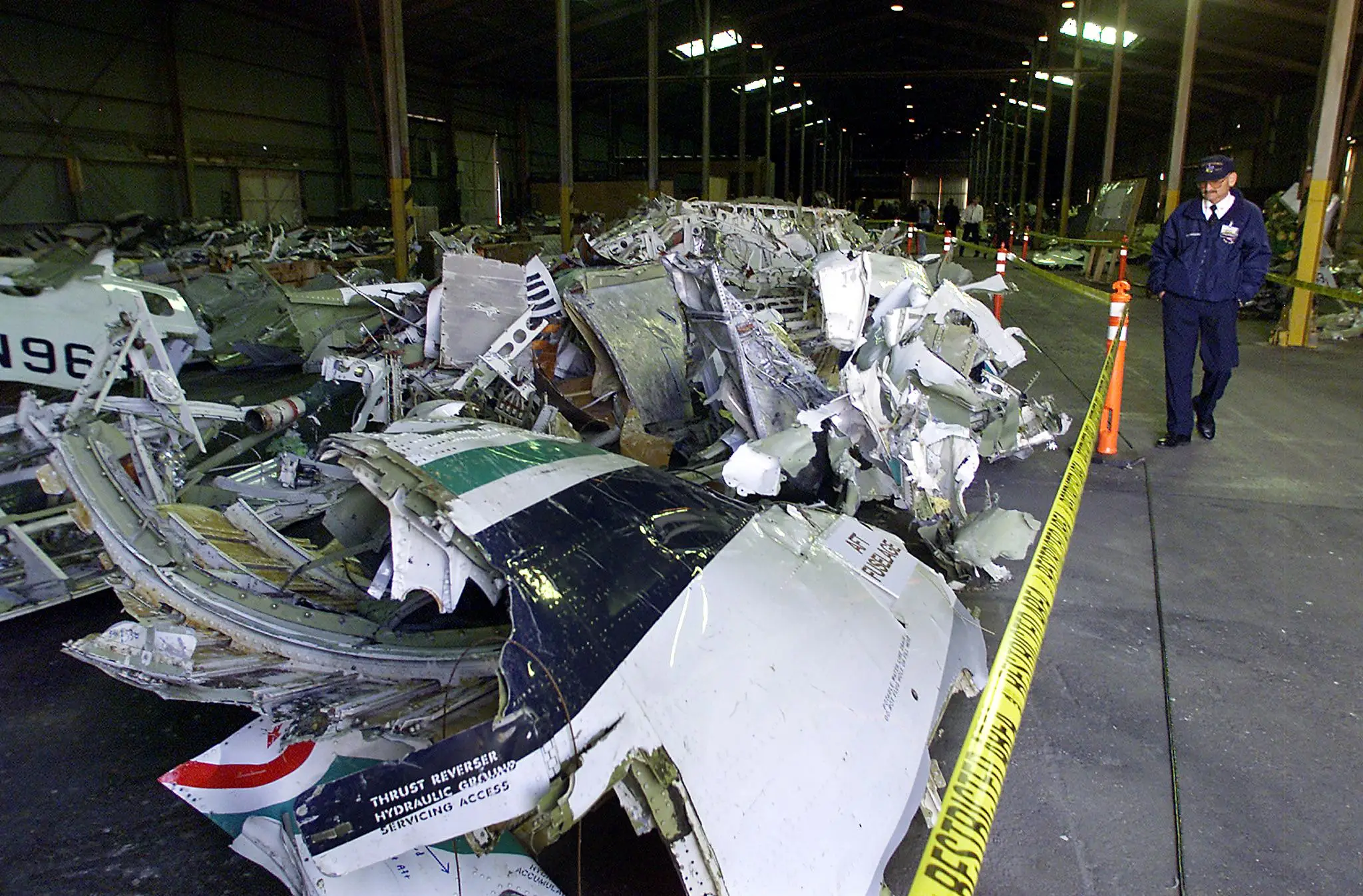 Alaska Airlines Flight 261 crashed into the Pacific Ocean in 2000 (MIKE NELSON/AFP via Getty Images)