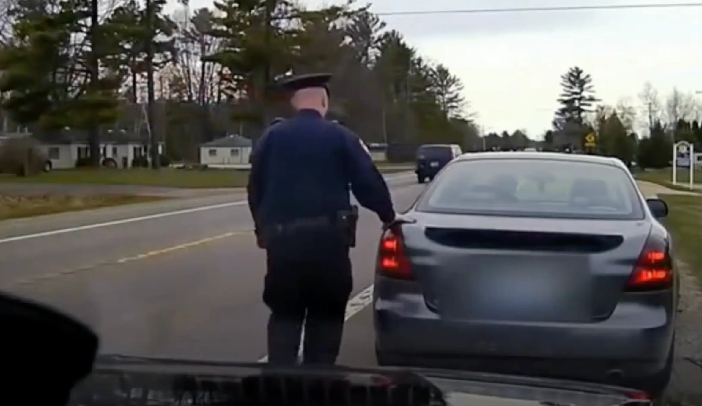 It's primarily for the officer's safety. (YouTube/Dirceu Valadares)