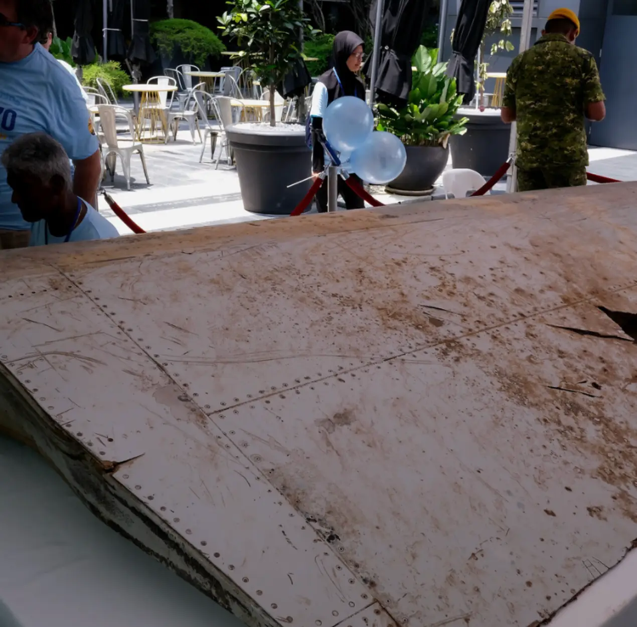 It is believed that barnacles on a recovered wing of the plane could hold more clues to where MH730 has landed.