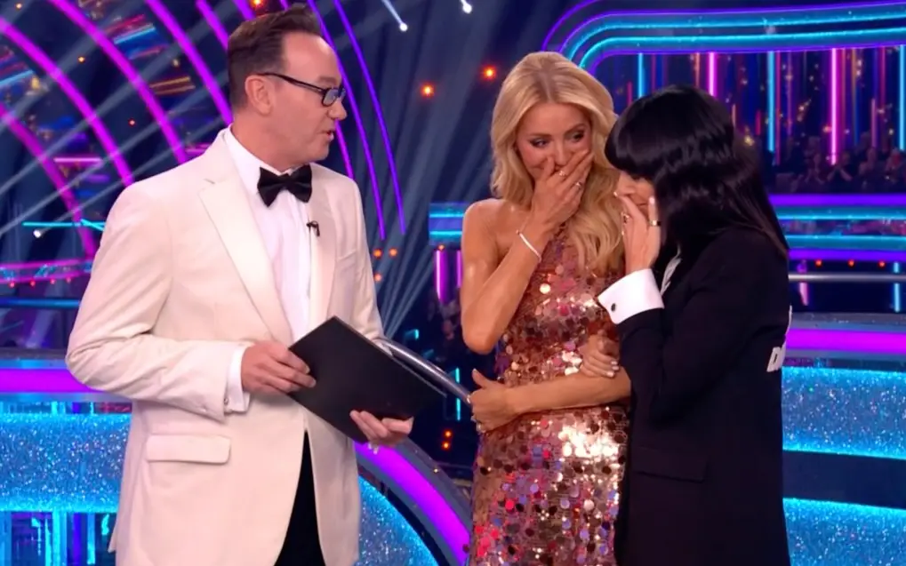 Winkleman and Daly were seen fighting back tears as they said goodbye during their final Strictly episode (BBC)