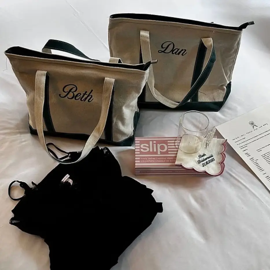 She got some gifts for being a bridesmaid (Instagram/@b_peaty)