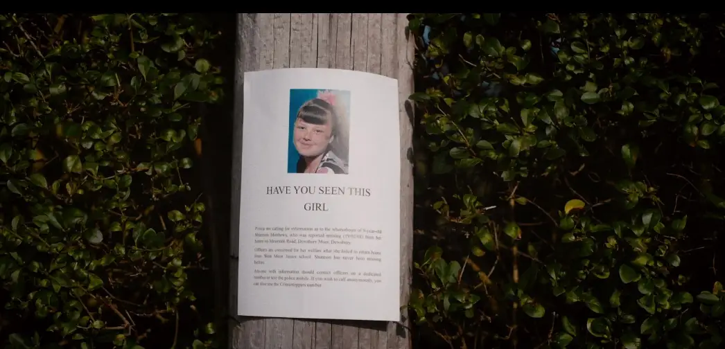 Shannon Matthhews' mum, Karen Matthews, hoped to claim the reward money for her daughter (Prime Video)