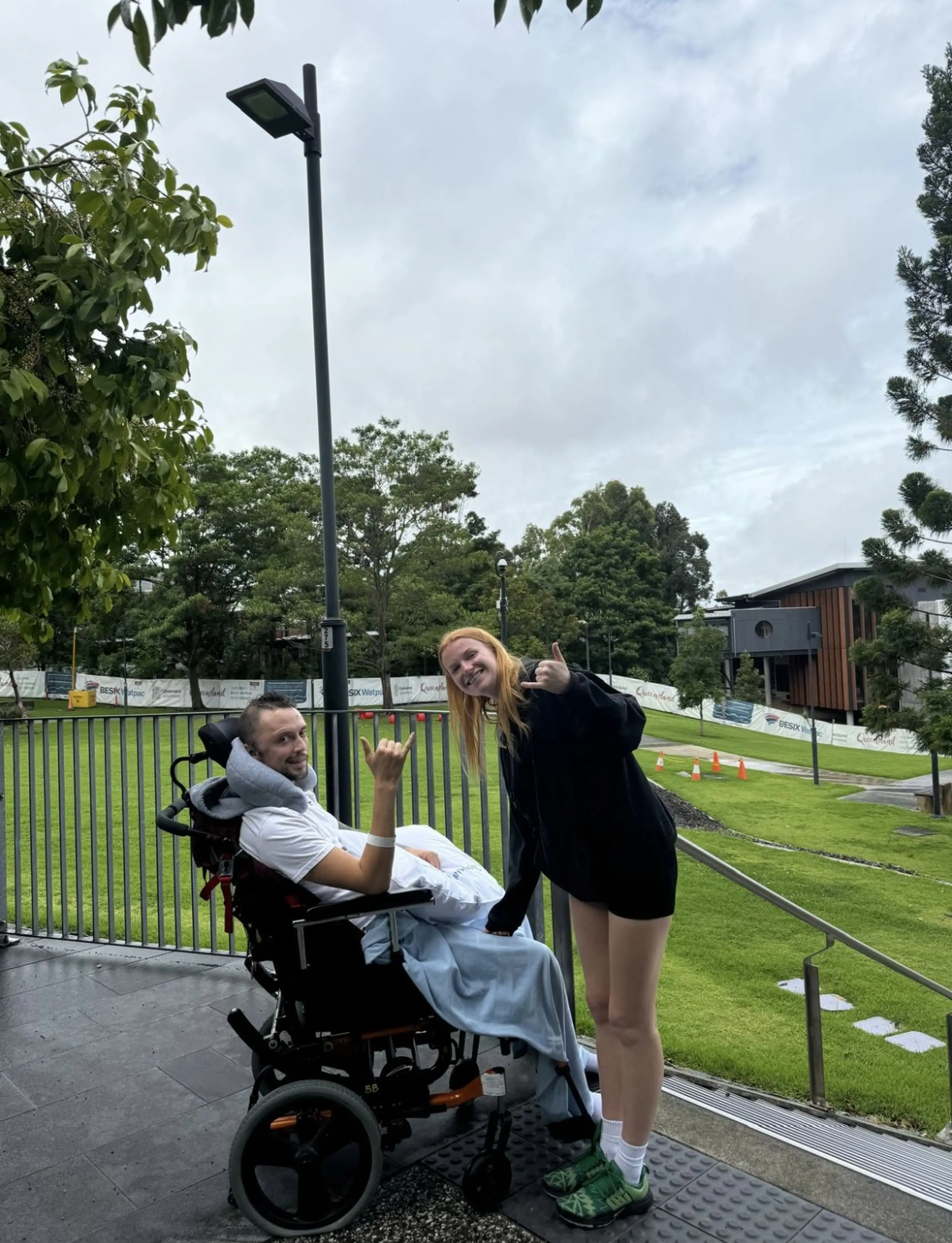 He and girlfriend Stella can't afford the rehabilitation in Australia, so they're having to return to the UK (Kennedy)