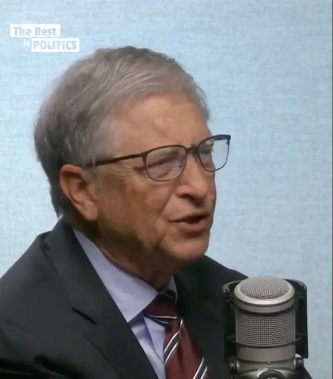 Gates spoke about the theory he was stopped for.