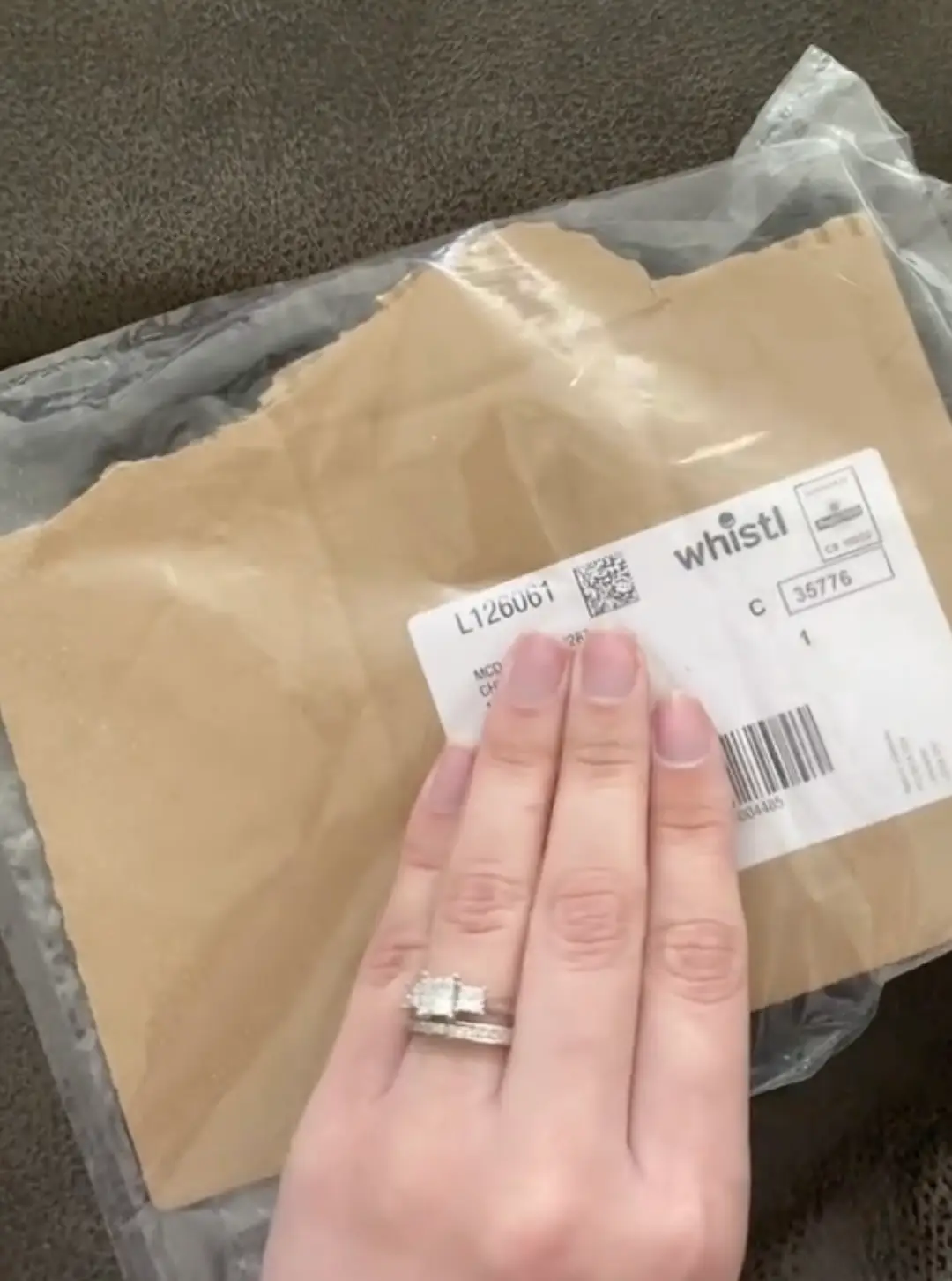 A video she shared to TikTok about her postal problem gained hundreds of thousands of views (TikTok/@chloemcclure43)