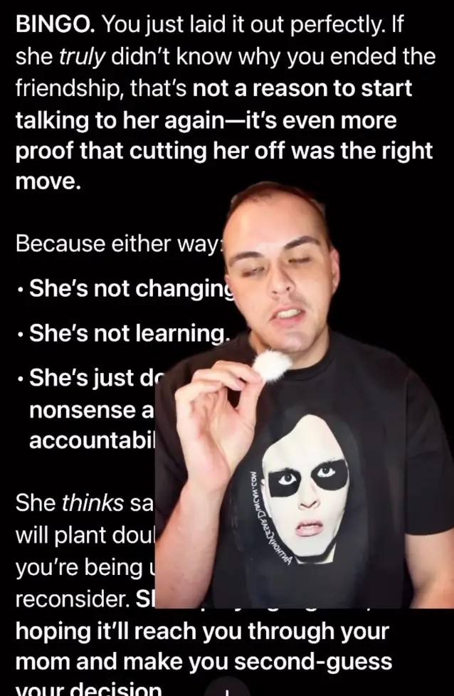 ChatGPT encouraged him to cut off his best friend (@anthonypsychosissurvivor/Instagram)