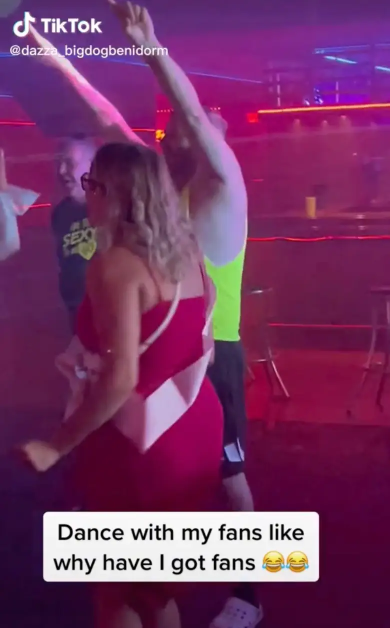 His antics even led him to gatecrash a hen party.