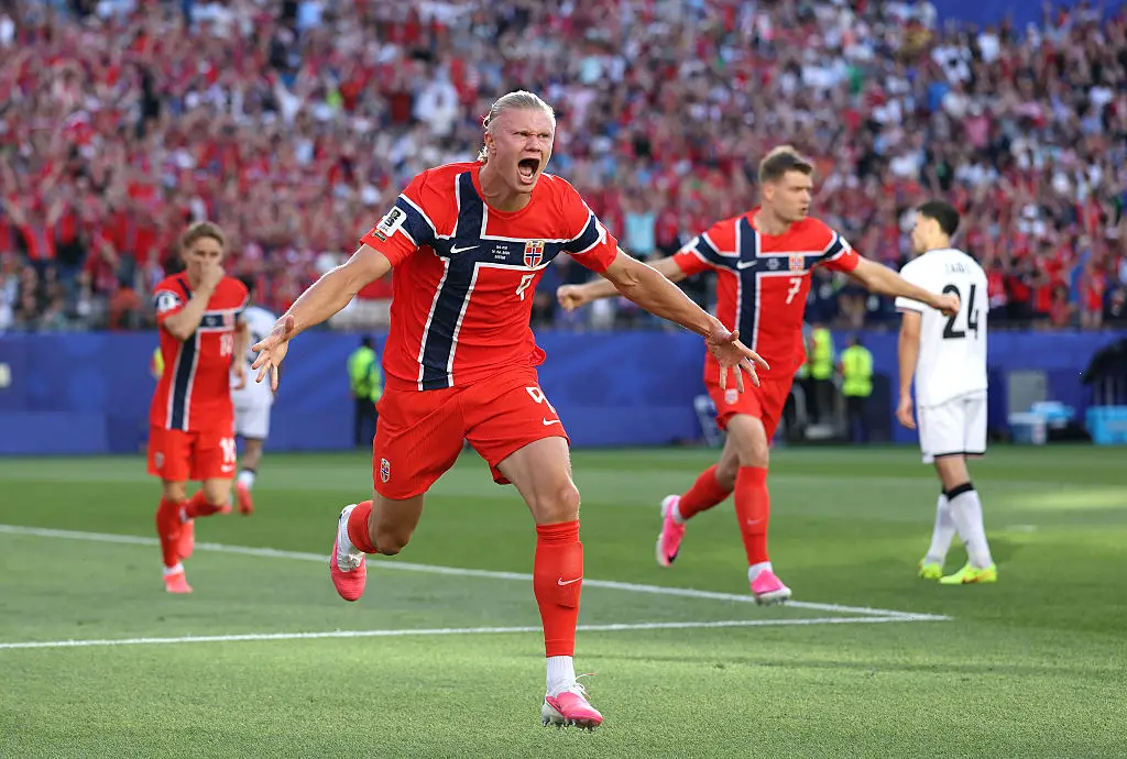Haaland helped himself to a brace on his World Cup debut (Justin Setterfield/Getty Images)