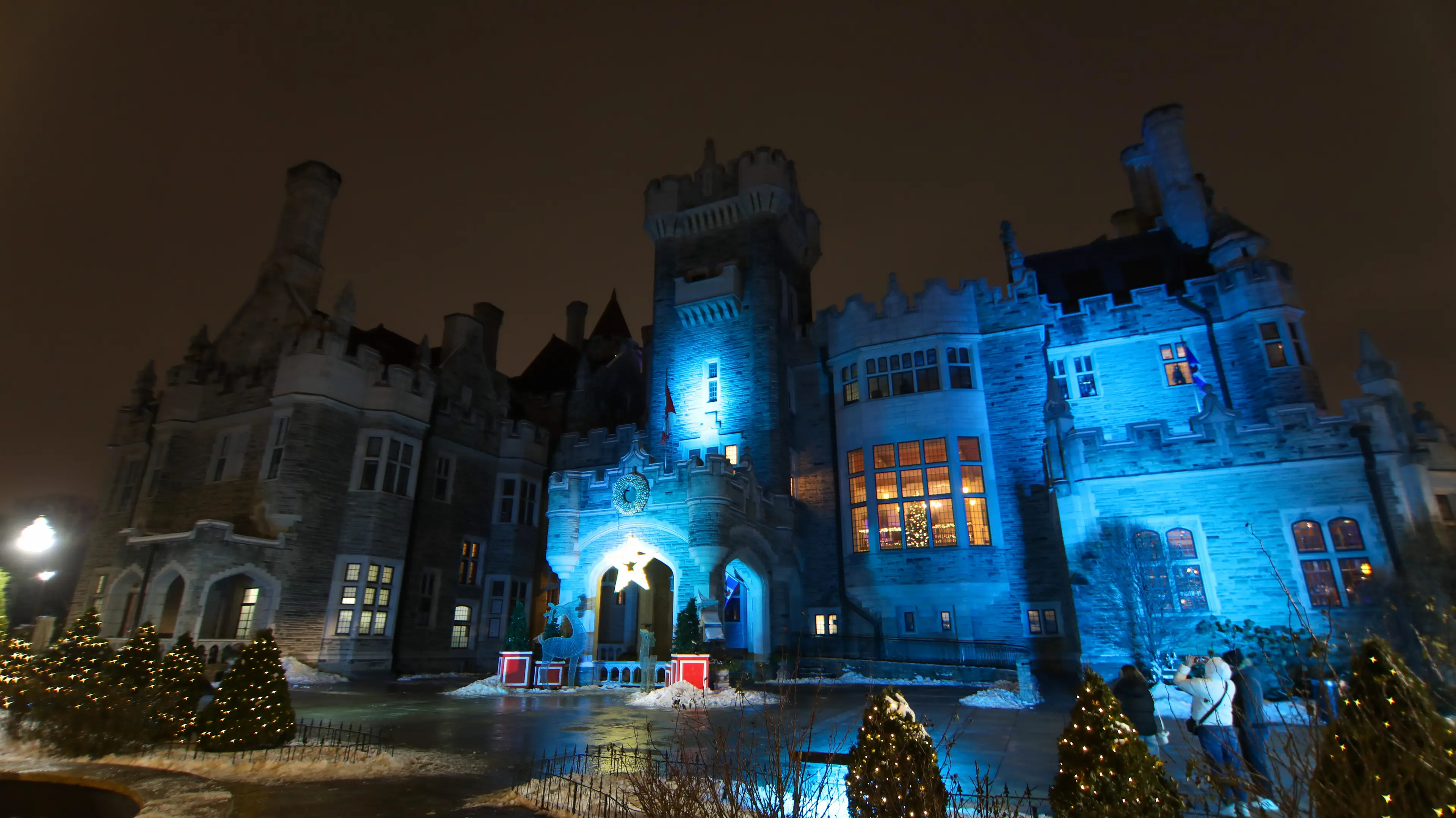 The rapper reportedly rented out Casa Loma for a date night (Ahmed Abdalkawey/Anadolu via Getty Images)