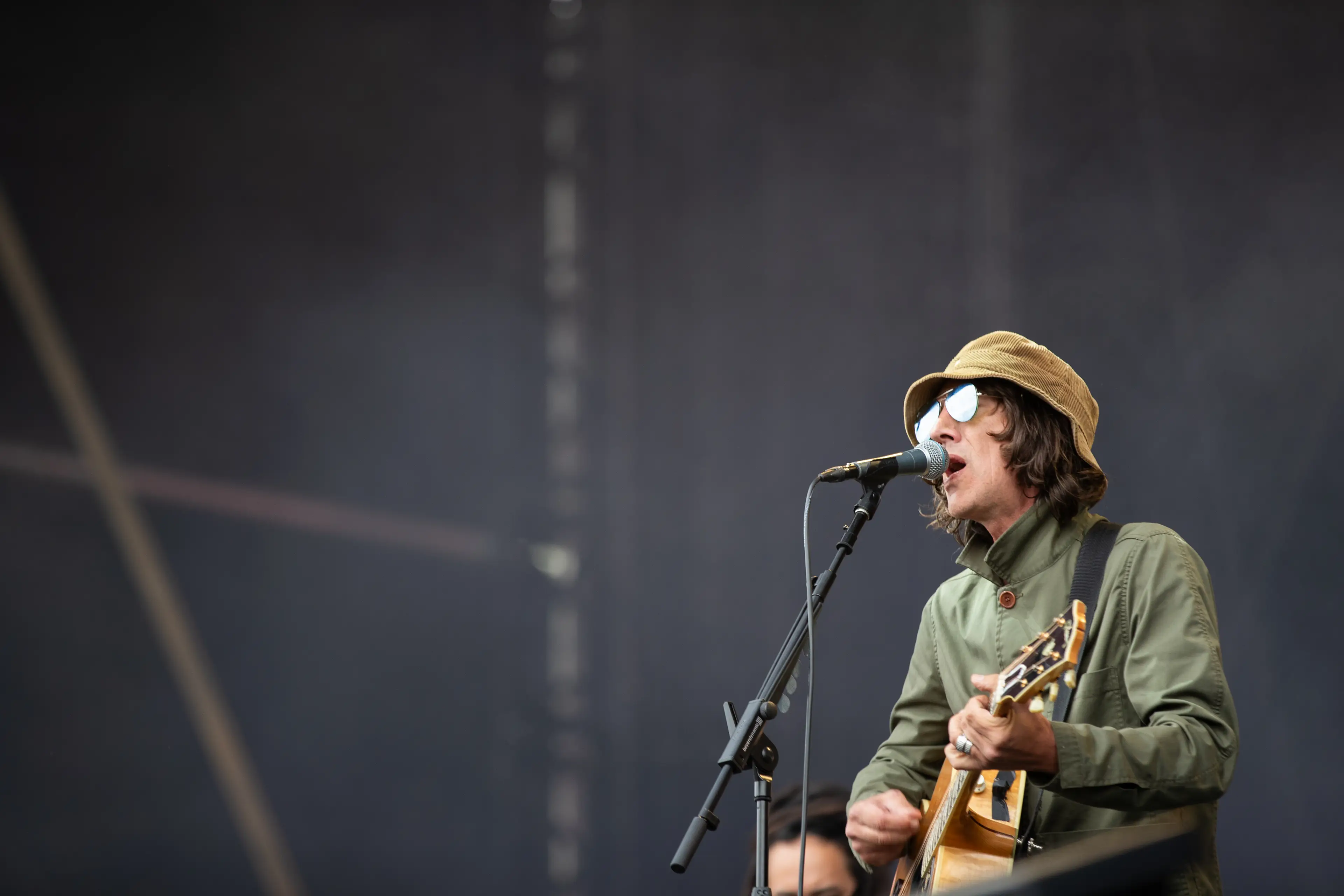 Richard Ashcroft performing a recent gig.