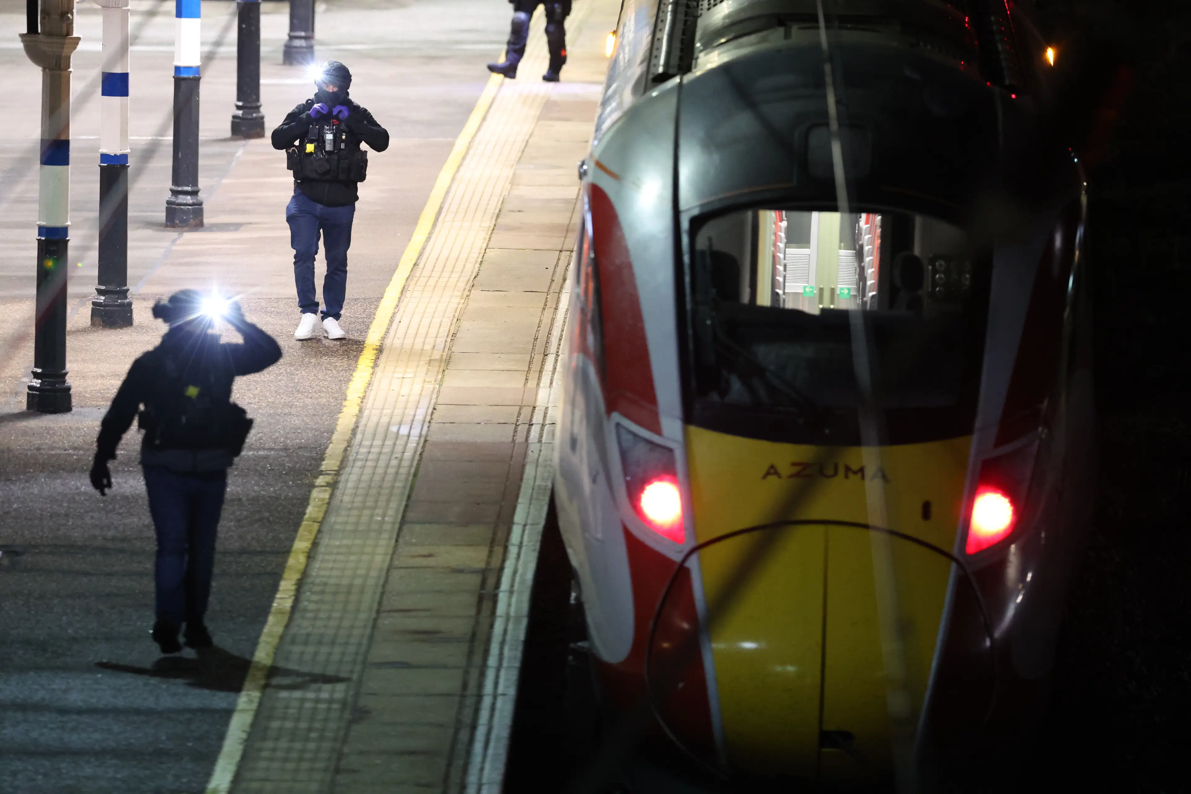 Passengers ran to the other end of the high-speed train as the horror attack unfolded. (Chris Radburn/PA Wire)