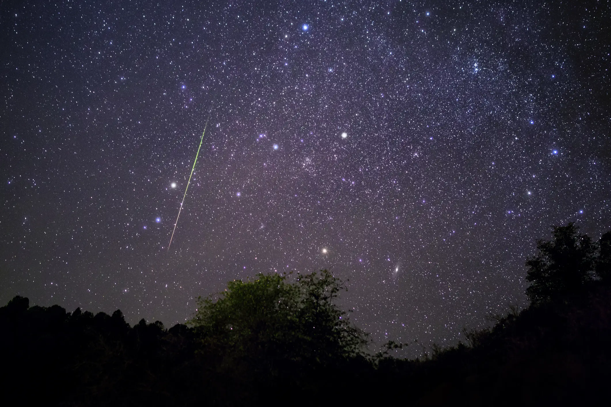 Listen up stargazers, as tonight you have to chance to see a meteor shower (Getty Stock Images)