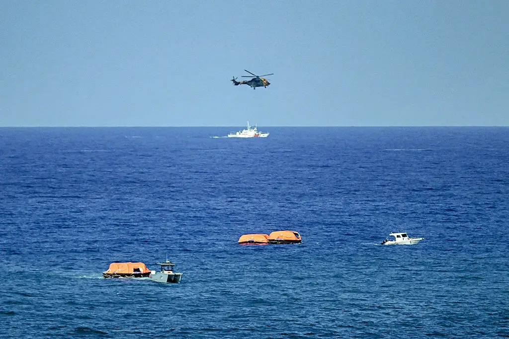 The ferry capsized and sank off northern Cyprus over the weekend (Jewel SAMAD / AFP via Getty Images)