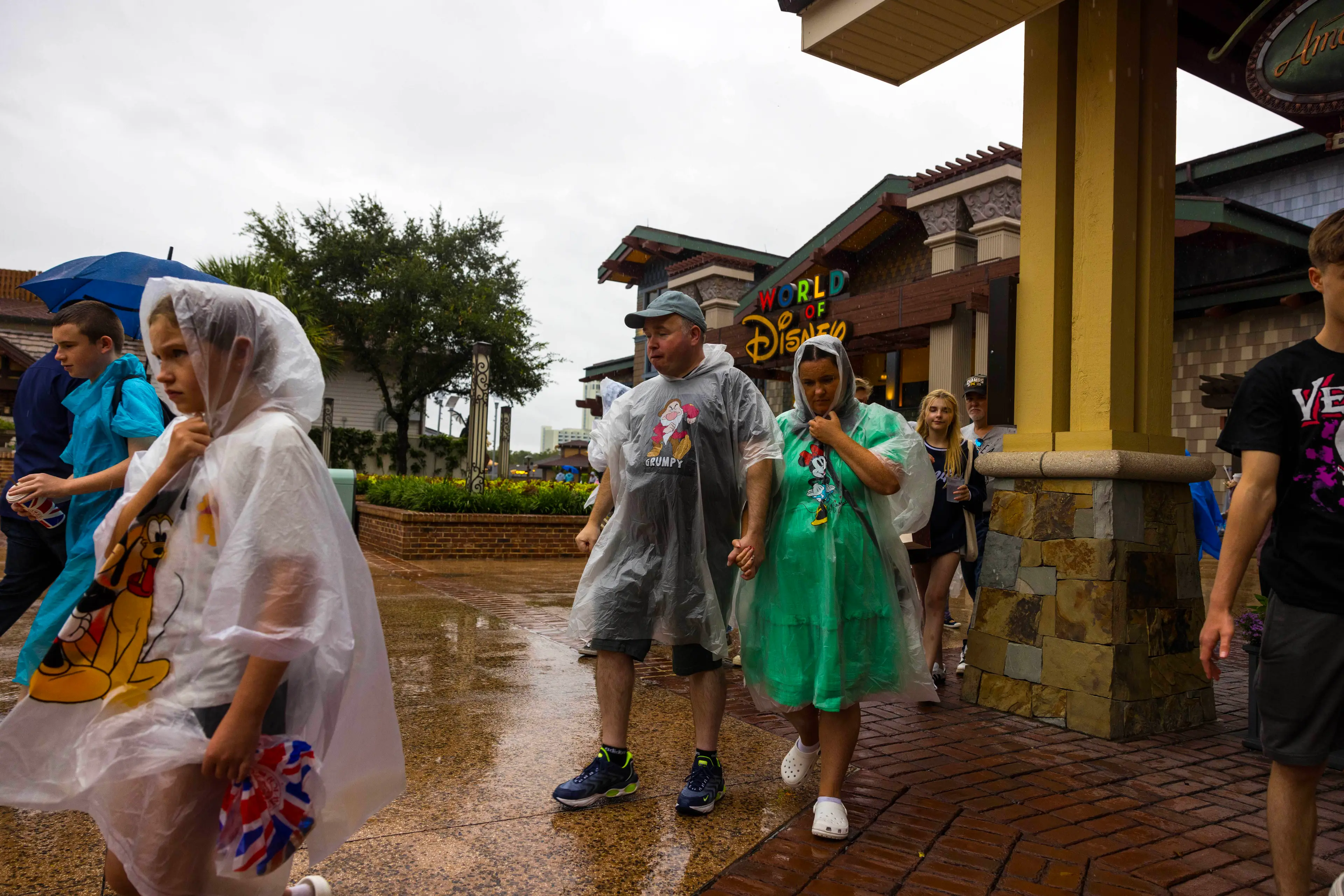 Hurricane Milton is predicted to be a big financial hit to Disney (Saul Martinez/Getty Images)