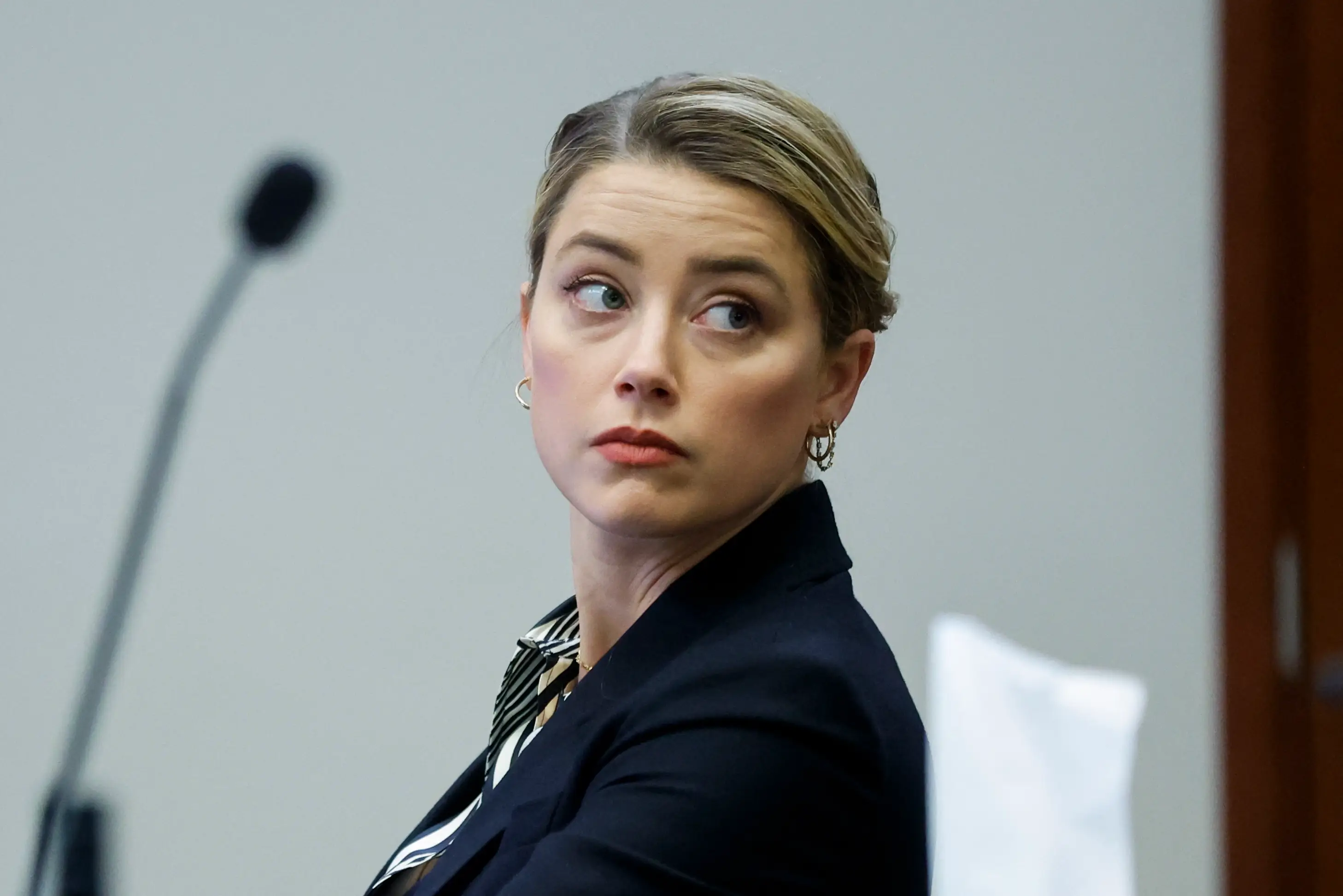 Heard pictured during the 2022 defamation case (JONATHAN ERNST/POOL/AFP via Getty Images)