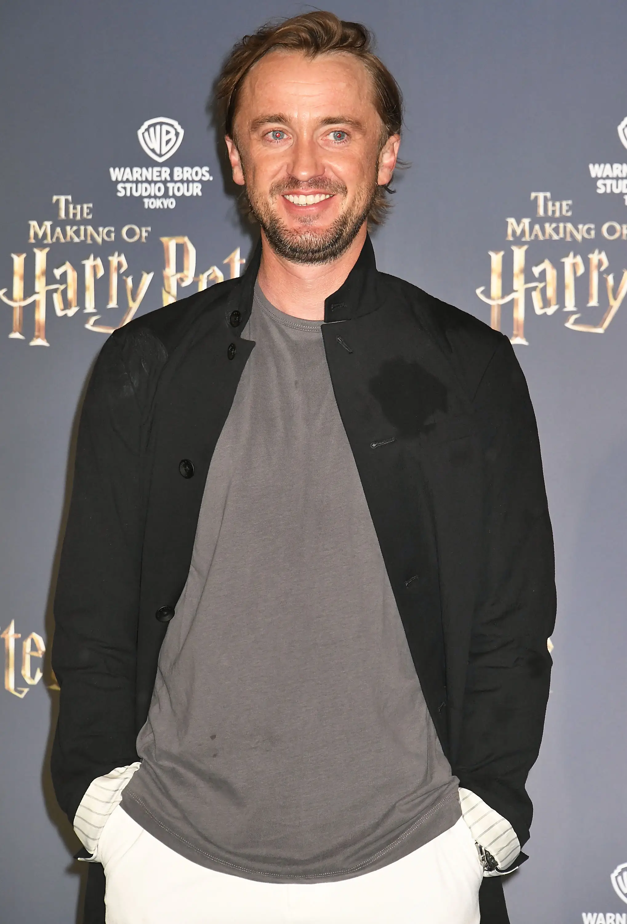 Tom Felton of course played Malfoy in the films (Jun Sato/WireImage)