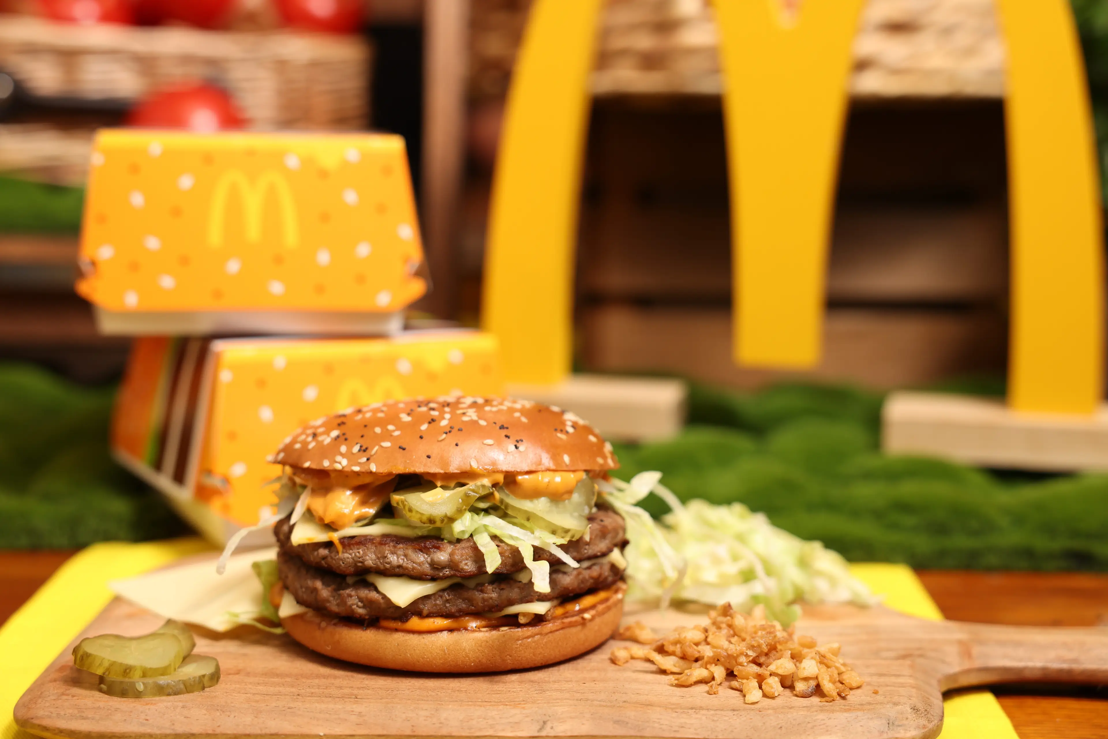 The Big Arch is getting added to the menu this month (McDonald's)