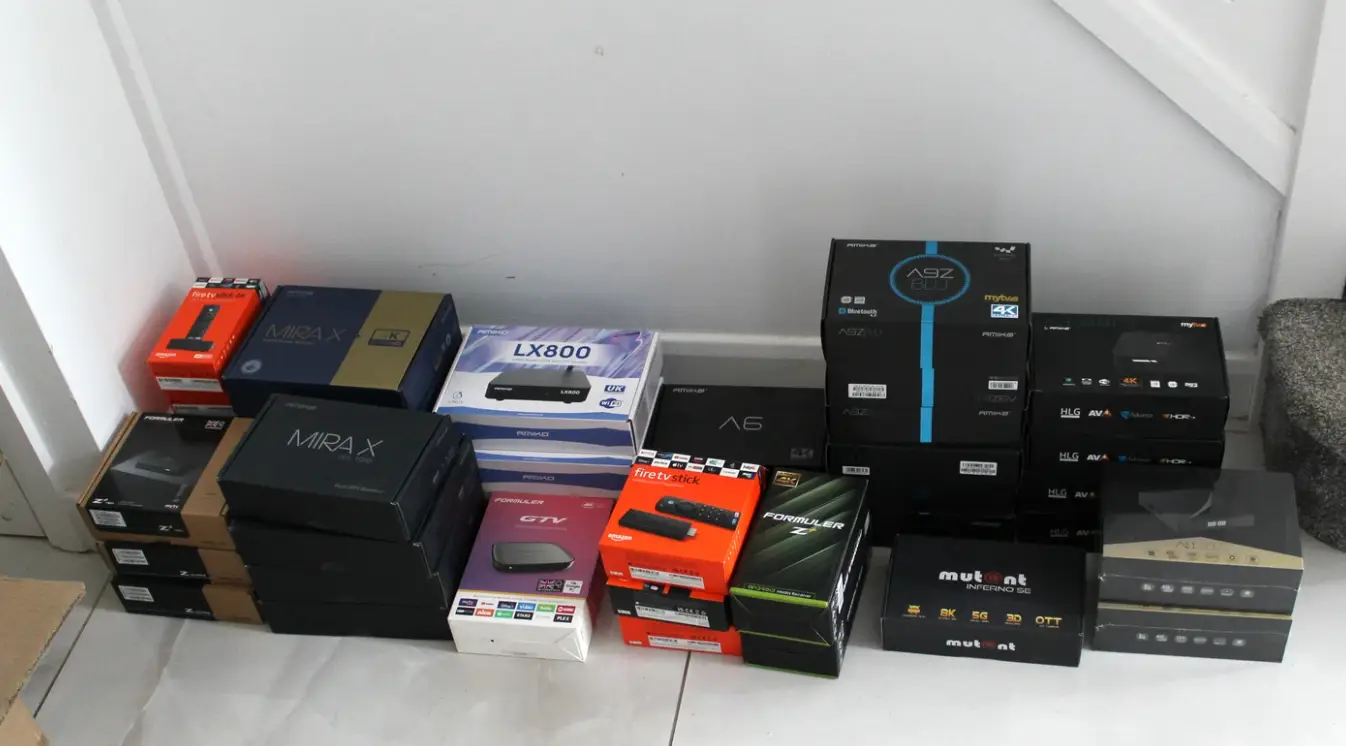 Devices were seized. (FACT/Nathan Stirk/Getty Images)