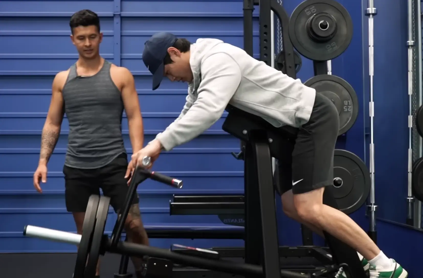 Jeremy put them through some tough workouts, and both men saw a major change (YouTube/Jeremy Either)