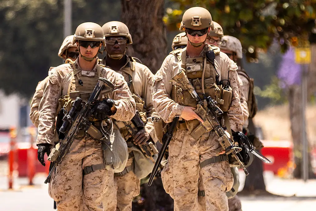 Thousands of Marines and sailors have been deployed to the Middle East (Stephen Lam/San Francisco Chronicle via Getty Images)