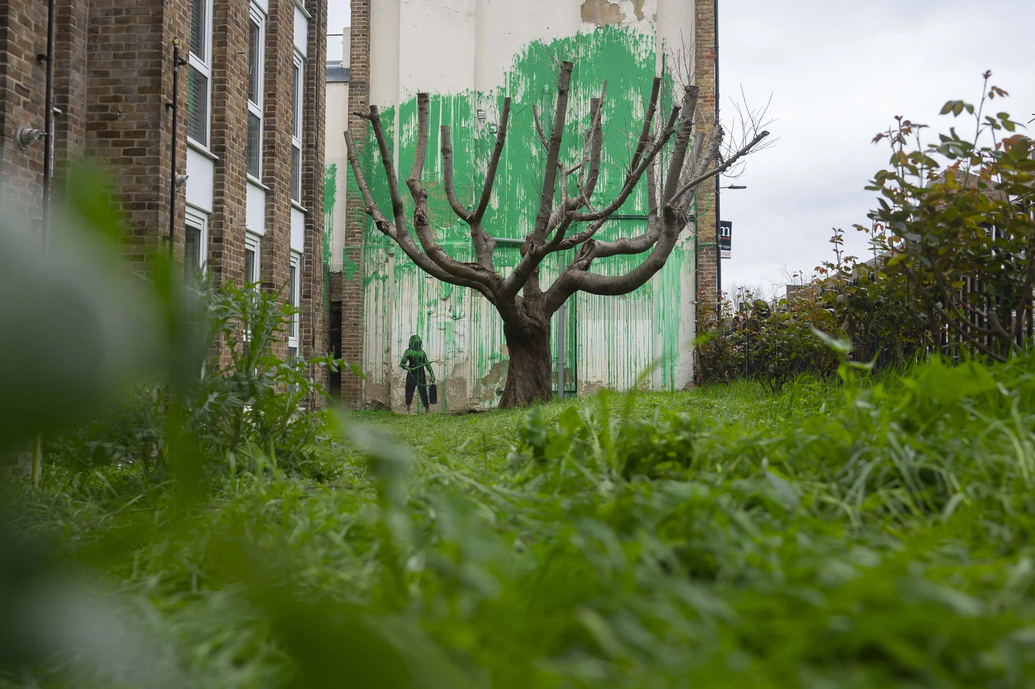 Banksy has claimed the Finsbury Park mural.