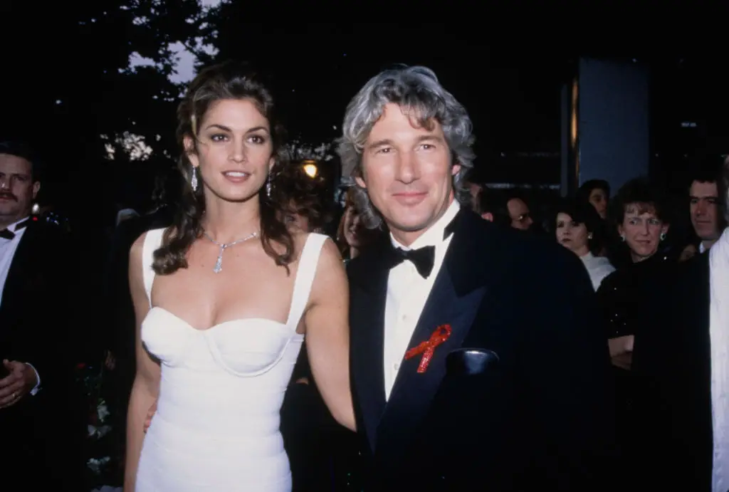 Crawford and Gere were an iconic couple (Photo by Vinnie Zuffante/Getty Images)