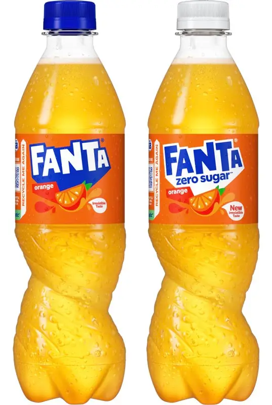 Fanta has a new look as well as a new taste (Coca-Cola)