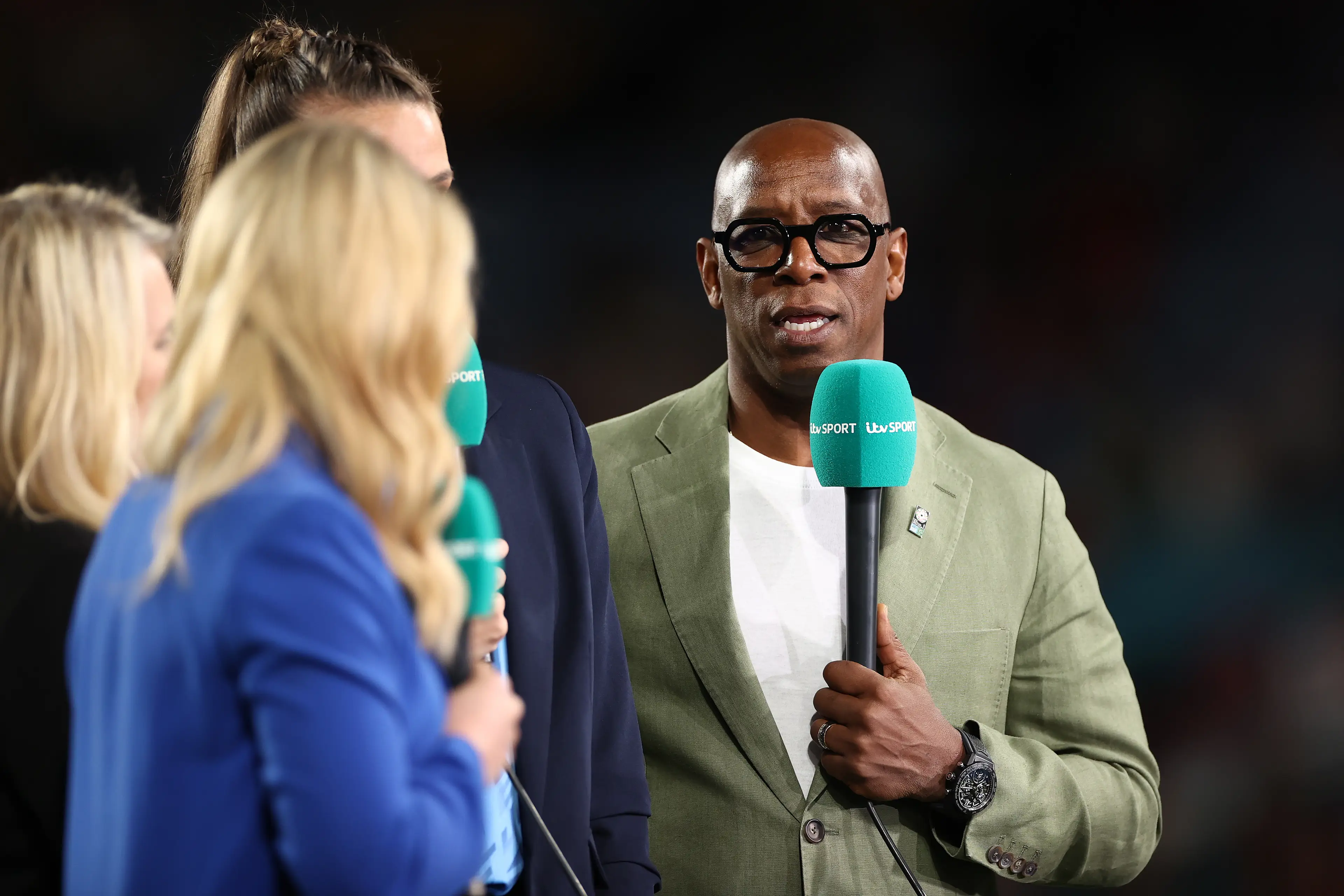 Wright was appearing on ITV Sports ahead of the all important match.