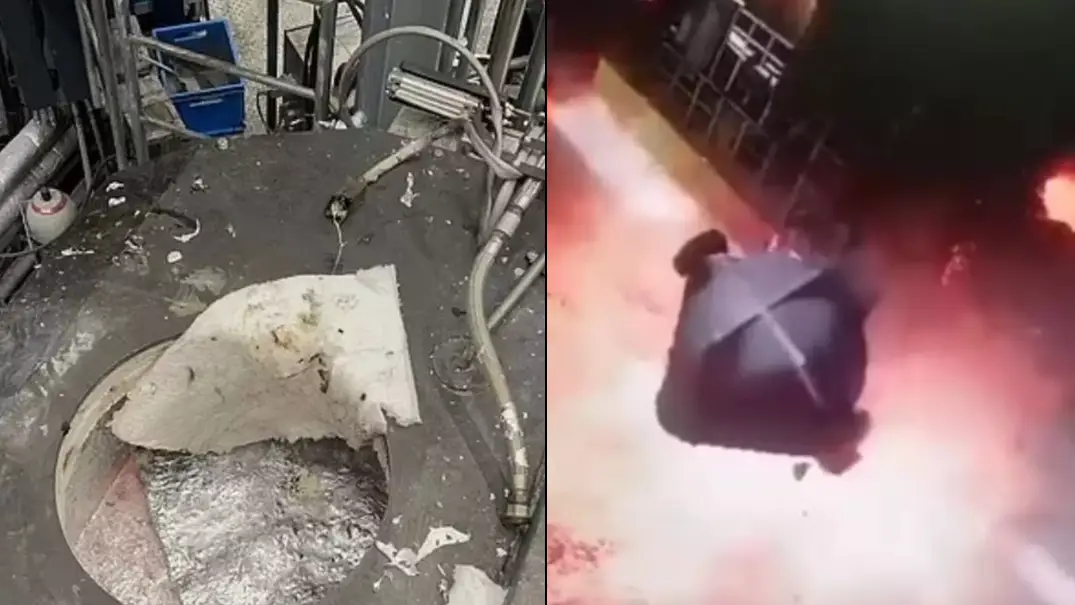 Electrician falls into 720 °C aluminium furnace in factory and survives