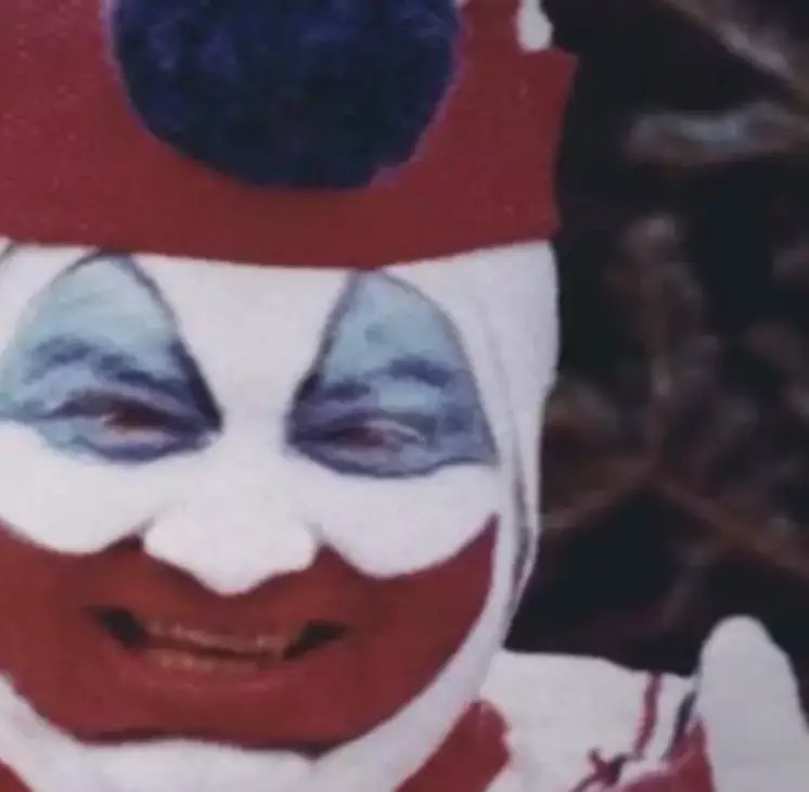 Gacy would attend children's parties as Pogo the clown (Netflix)