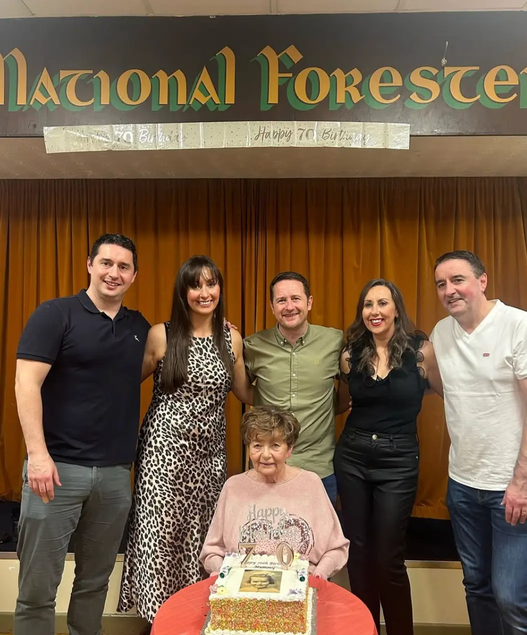 Rachel's mum recently celebrated her 70th birthday (Instagram/Rachel Duffy)