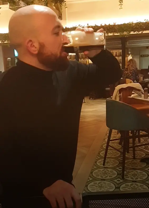 I embarked on a self-enforced downing spree.