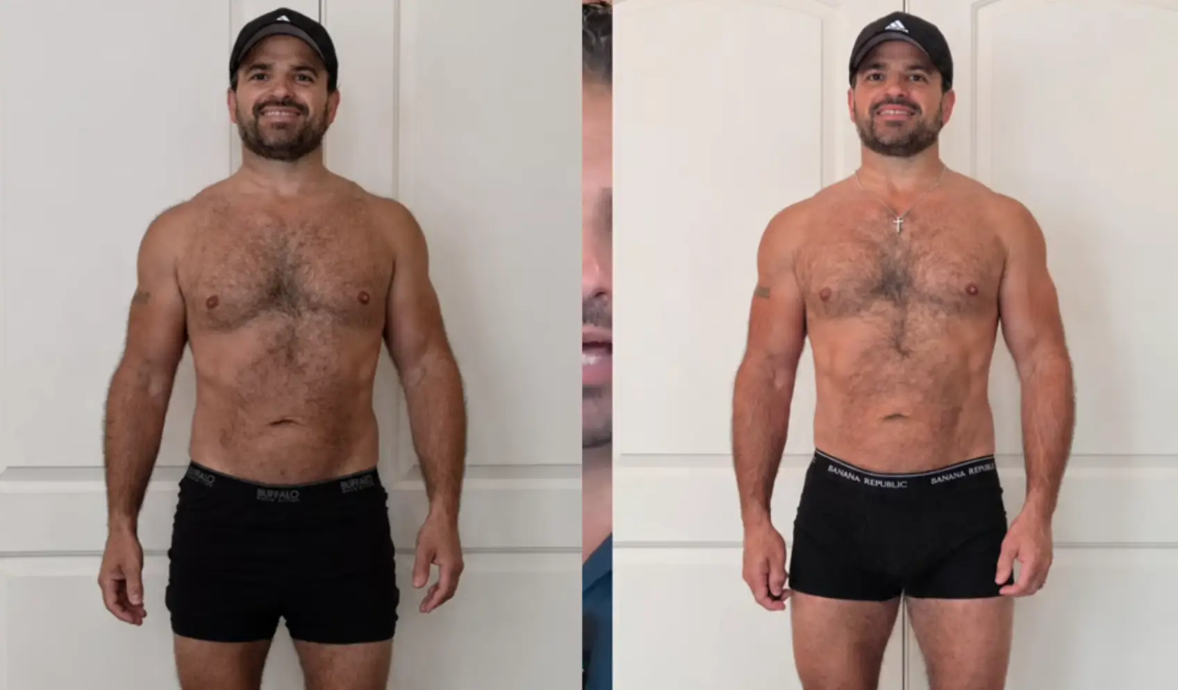 He's gained a little bit of weight in the past few weeks, but Matt suggested that might be due to a 'body composition phase' (YouTube/XDadBod)
