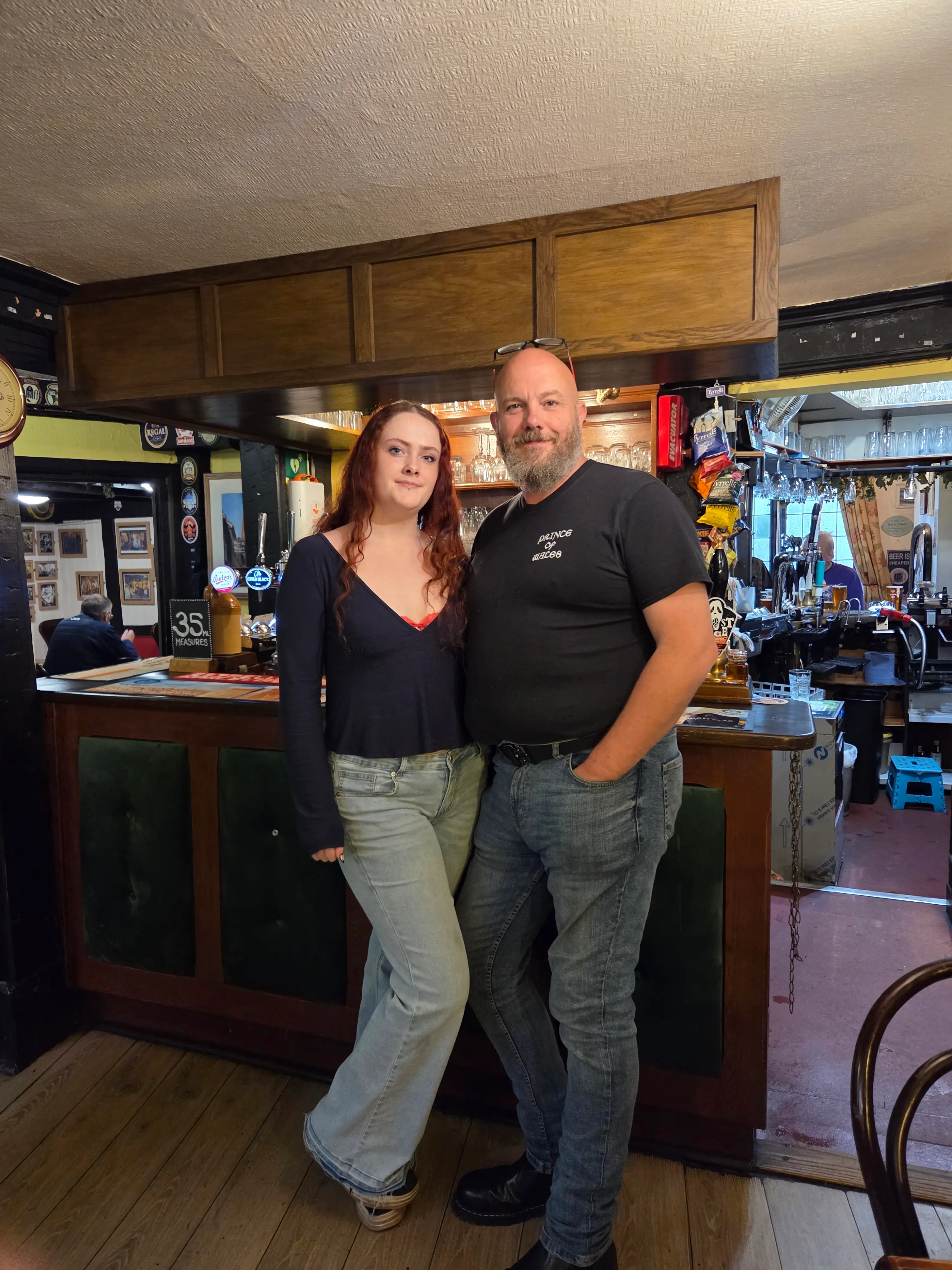 Jonathan runs the pub with his family (Supplied)