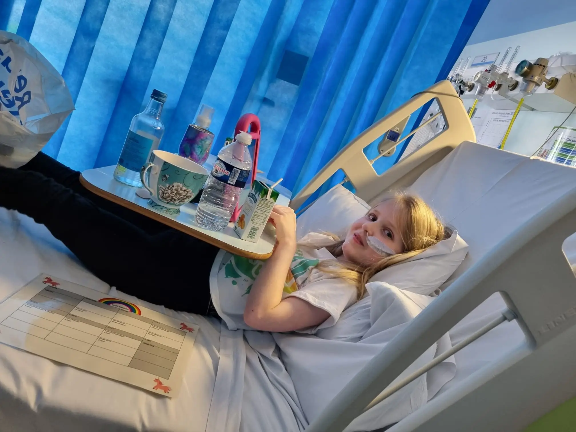 Faye Condon was diagnosed with Juvenile Dermatomyositis at the age of five (SWNS)
