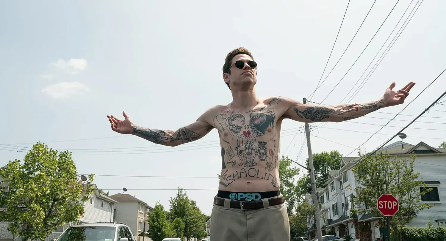 Davidson has had all his tattoos removed (Universal Pictures)