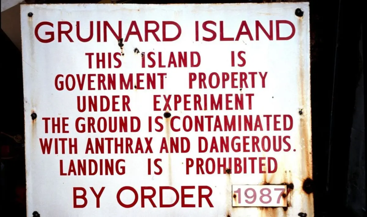 Gruinard Island is situated between Gairlock and Ullapool (Chip HIRES/Gamma-Rapho via Getty Images)