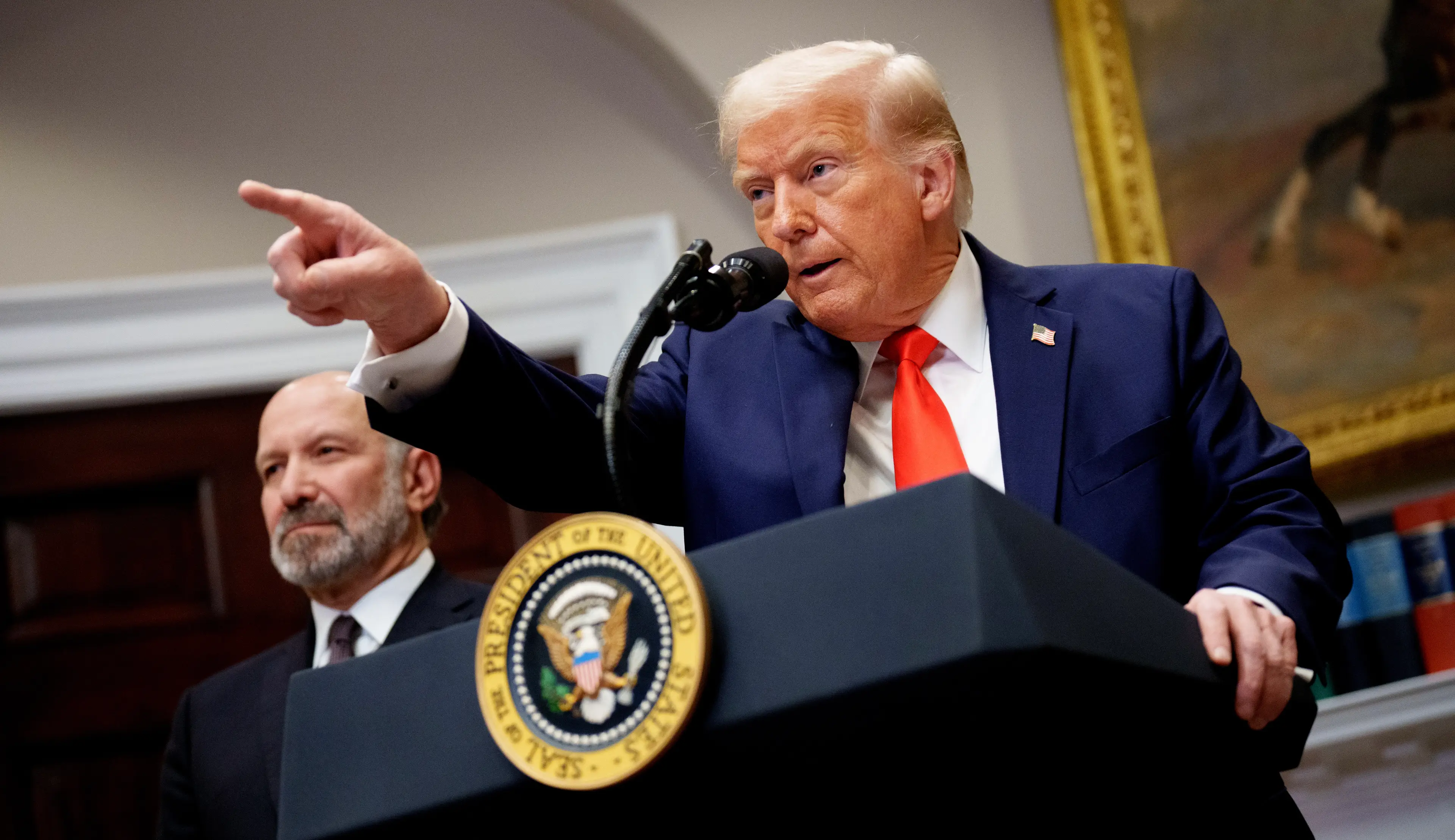 The President could impose further tariffs in the next few weeks (Andrew Harnik/Getty Images)