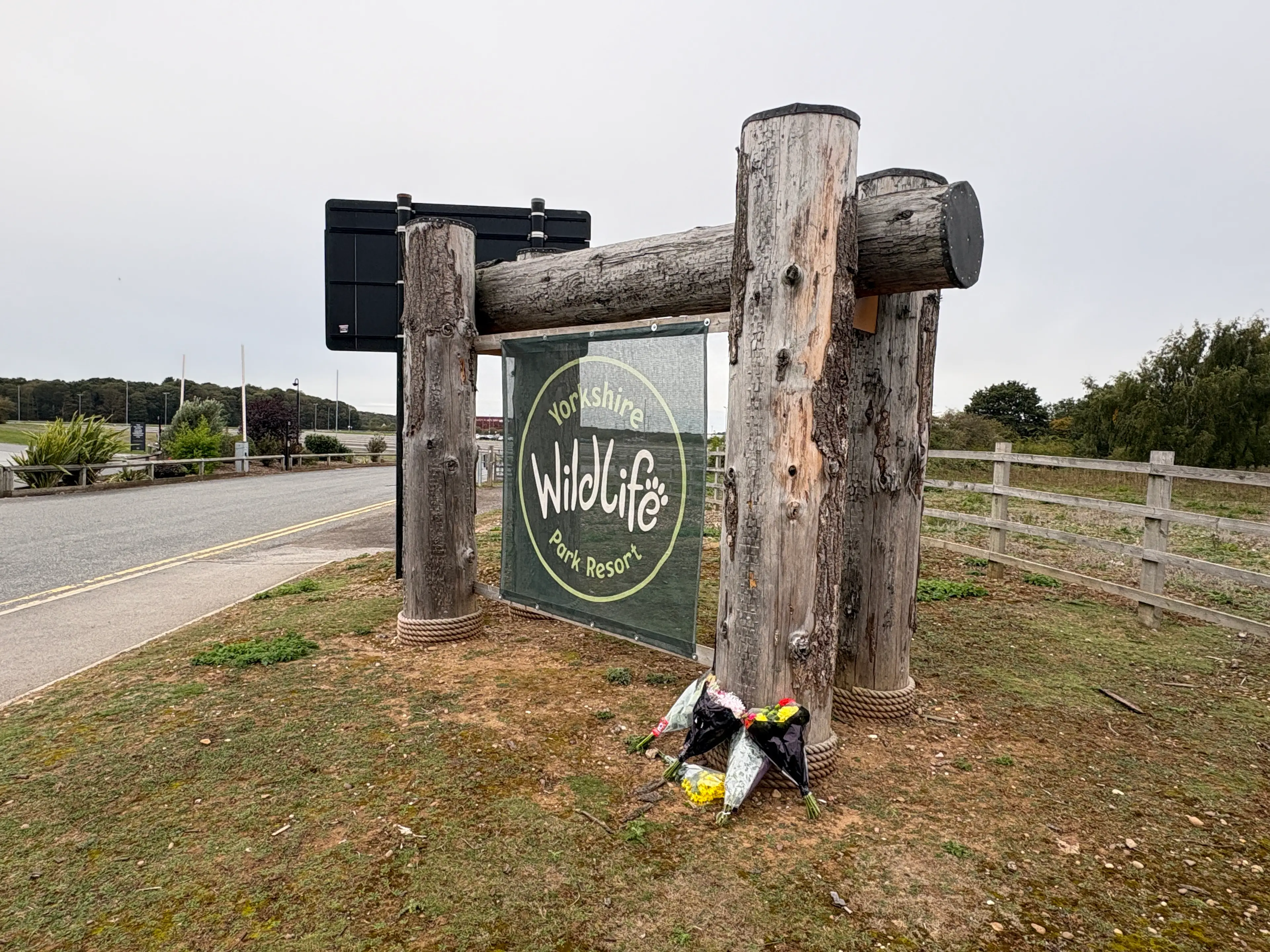 Floral tributes left at the park (Dave Higgens/PA Wire)