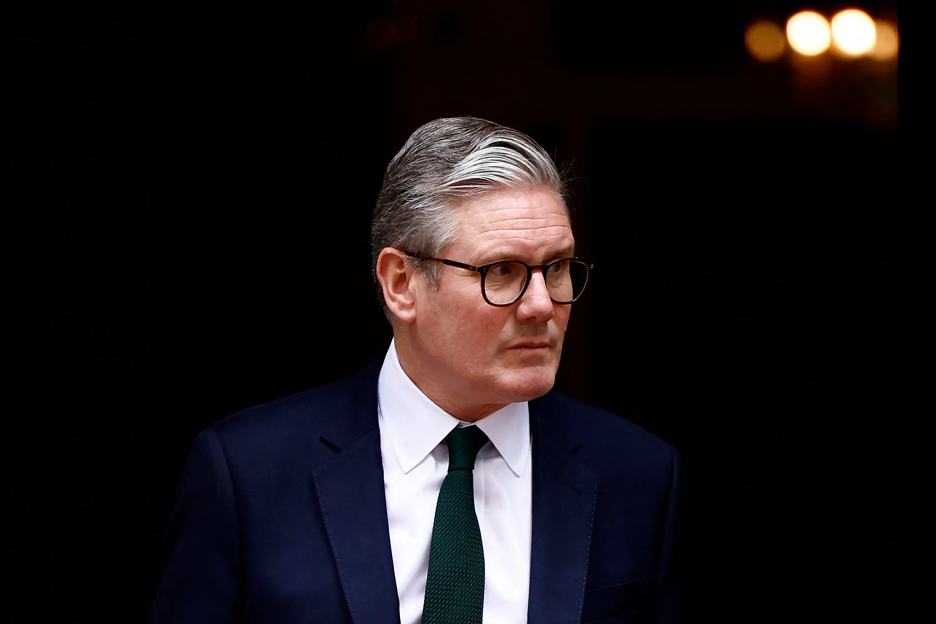 Bain says he 'hopes' Starmer can sort something out with the US before the tariffs nightmare becomes reality (BENJAMIN CREMEL/AFP via Getty Images)